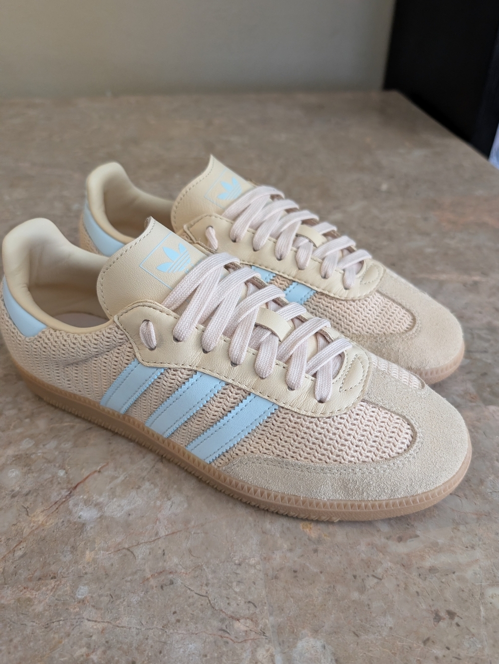 Adidas Originals Samba OG Sand /Sky Tint Shoes (2025) Women's Size 8.5 No Box